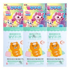 새콤달콤 캐치티니핑 냉각시트 18매 + 라이언 냉각시트 18매 세트 (2세트이상 구매시 신신 쿨링시트 4매 증정), 1세트, 36매입
