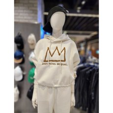 클라이드 엔 FODTS982F 여성용 바스키아 후드 기모티셔츠