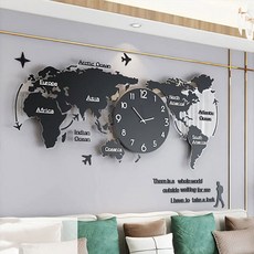 세계지도벽시계