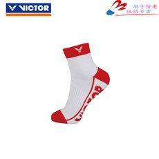 은재마트 빅토리 VICTOR 두꺼운 수건 내막 삭스 운동 테니스 땀 흡수 낮다 스트프양말 SK135, SK135AD （화이트 _진홍 ）