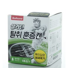 불스원 살라딘 훈증캔 차량탈취제 숲속향 본품, 4.8g, 3개