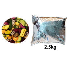[헬시푸드]무설탕 동결건조야채칩 업소용 벌크용량 2.5kg 무설탕, 1개