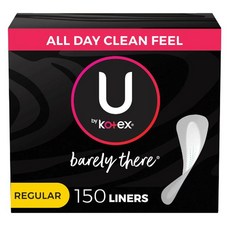 유바이코텍스 Thin 무향 팬티라이너 150개입 U by Kotex, 일반, 1개 - 코텍스