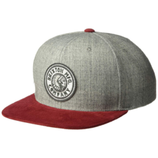 [미국 직구] Brixton 남성 여성 모자 One Size Heather Grey/Burgundy Cord