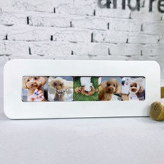 화이트 마그네틱자석액자 선물용 굿즈 냉장고 현관문 자석액자 냉장고 자석 포토액자 스틸 맞춤 주문제작, [C타입] 자석[대]2개+자석[소] 8개