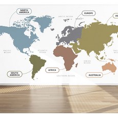 세계지도아트월