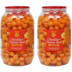 노브랜드 체다 치즈볼 과자 370g, 370g x 2개