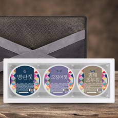 [설해담] 속초젓갈 알찬 선물세트 2호 명란+오징어+명태초무침 각500g, 단품