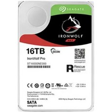 Seagate IronWolf Pro 전용 16TB 내부 7200RPM 3.5 인치 ST16000NE000 HDD - hdd16tb