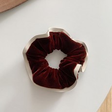 벨벳곱창머리끈