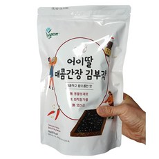 남원 김부각 160g 대용량 4종 (순한/ 아몬드/ 매콤간장/ 짭잘한맛), 매콤간장맛 160g, 1개