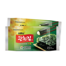 백앤 광천김 소문난 파래도시락김, 5g, 32개