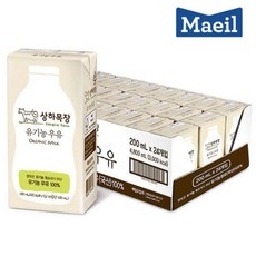 매일 상하목장 유기농 우유 200ml 12팩, 12개