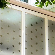 고급컷팅안개시트_십자타일_90x90cm