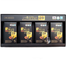고려 흑삼정 골드 금송 홍삼추출액 흑삼 240g x 4병, 4개, 240ml