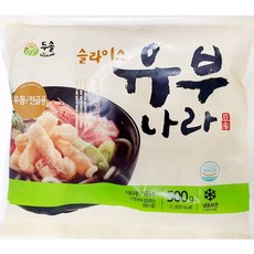 음식점 튀김 슬라이스 주머니 김밥재료 만두 업소용 식자재 두부 냉동 굴소스 어묵 유부초밥 500g X10 !Izus, 1개