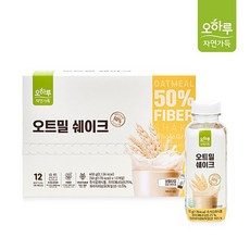 오하루 자연가득 오트밀 쉐이크 50g, 600g, 2개