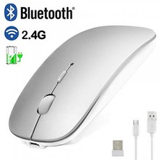 MacBook Air / 노트북 /iPad/iPhone/Mac(iOS13.1.2 이상) / Android PC 2.4GHz 듀얼 모드 충전식, 단일상품, 단일상품