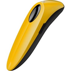Alacrity 2D 바코드 스캐너 무선 Bluetooth USB 유선 연결 스마트폰 태블릿 PC 진동 알림이 있는 QR 이미지 인벤토리 CO R40BW, Yellow
