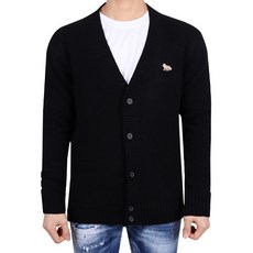 메종키츠네남자가디건