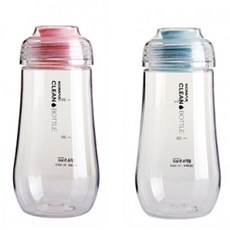 코멕스 트라이탄 클린보틀 휴대용물병 380ml, 핑크
