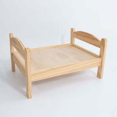 미우프 프릴 강아지 고양이 단층 원목 침대 하우스 집 캣츠하운드 사계절 공용, C.원목 침대