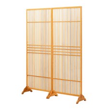 간살 파티션 주방 냉장고 인테리어 중문 대나무 한옥문, 집회, 싱글-길이72cm(받침대포함)