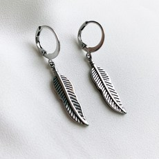 깃털귀걸이