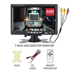 BINWEI 차량 AHD 모니터 화면 양방향 비디오 입력 7 인치 TFT LCD 디스플레이 1024600 후방 카메라 주차, 1) 700DA