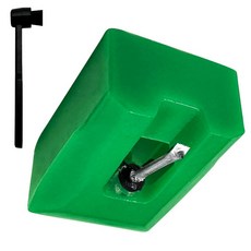 다이아몬드 레코드 바늘 교체 스타일러스 오디오 테크니카 AT LP120 USB 턴테이블 플레이어 ATN95E, Green