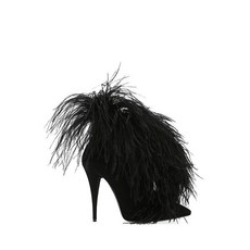 [생로랑] FW19 black suede lily 여성 부츠 G_(592209L1B10 1