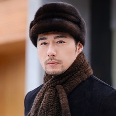 털모자 밍크 모자 겨울용 보온남성