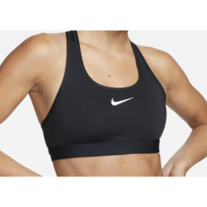 나이키 NIKE 여성 스우시 미디엄 서포트 패드 스포츠 브라 DX6822-010