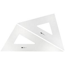 우치다 삼각자 45cm×3mm 눈금 없음 1-809-4530, 본문참고