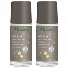MELVITA 멜비타 바이오 옴므 24H 데오도란트 롤온 2x50ml, 1개, 50ml