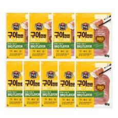 (냉장)백설 김처럼 밥에 싸먹는 햄 구이 한판 60gx9개, 60g, 9개