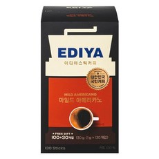 /오피스큐 이디야 비니스트 마일드 아메리카노 10g x 130T, 130개입, 1개