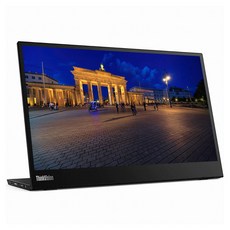 레노버 ThinkVision M14 14인치 16:9 포터블 모니터 IPS 광시야각 USB-C 지원