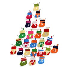 Mistorri 2020 크리스마스 어드벤트 캘린더 양말 주머니 Advent Calendar Christmas 달력