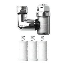 DAELIM BATH 洗手台360度水龍頭過濾器+濾芯 3入組, 1套