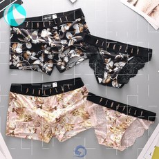 커플속옷 커플 팬티 2줄로 유혹하는 남녀 2인 취향 짜릿 순면가위