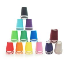 포장지세상 칼라종이컵 종이컵 만들기재료 색종이컵, 초록 50개입, 1세트