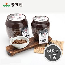 콩예원 옥황토방발효실에서 만든 검정약콩 청국환 500g, 1통