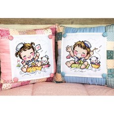 십자수쿠션만들기