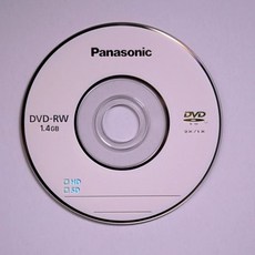 카세트 테이프 제작 미니 플레이어 파나소닉 하드 코팅 DVD-RW 재기록 가능 디스크 비디오 카메라 1.4GB DVD 캠코더용 30 분 1.4G 프로 3 인치 (