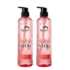 꽃을든남자 헤어케어시스템 스타일링 플로럴향 내추럴 헤어젤 400ml 2개