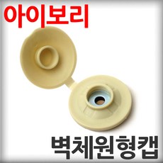 벽체원형캡 아이보리 100개 직결나사캡 판넬벽체캡 육각머리나사캡 판넬용원형캡 샌드위치판넬 조립식판넬 패널