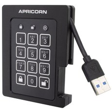 Apricorn Aegis Padlock SSD 미국 연방정부급(FIPS 140-2) 보안 스토리지, 1TB