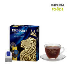 Черный чай Richard Royal Ceylon в пакетиках, 100 шт