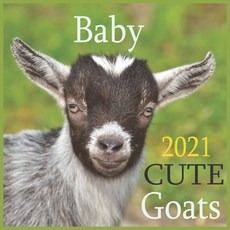 CUTE Baby Goats 2021: 2021 Wall & Office Calendar 12 Month Calendar Paperback, Independently Published